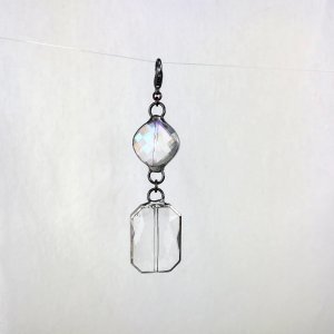 Stunning Double Prism Clear Drop