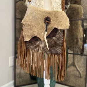 Jaded Gypsy Saddle Bag Leather Purse